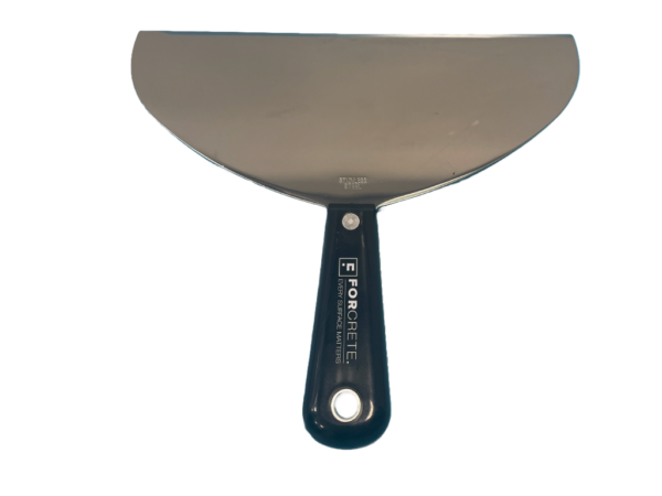 Mirror-polished stainless-steel scraper, 250mm